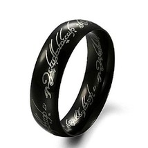 Super Cool Fashion Personality Scripture Bible Titanium Men&#39;s Lord Ring ... - $1.97