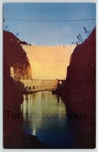 Hoover Boulder Dam At Night Postcard Nevada Souvenir - £10.00 GBP