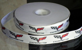 Corvette Logo Inspired Grosgrain Ribbon  - $9.90