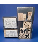 24 Two Step Stampin Up Bold Butterfly Farm Fever Cute As A Bugs Rubber Stamps - £28.09 GBP