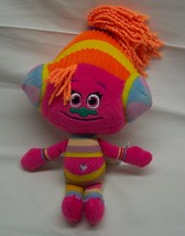 Hasbro Trolls Pink &amp; Orange Dj Suki Troll 11&quot; Plush Stuffed Animal Toy - £13.06 GBP