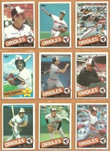 1985 Topps Baltimore Orioles Team Lot Cal Ripken Eddie Murray Al Bumbry Dempsey - $6.25