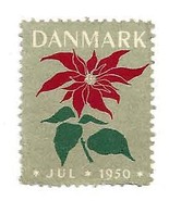 1950 Denmark Julen Christmas Seal - $0.95