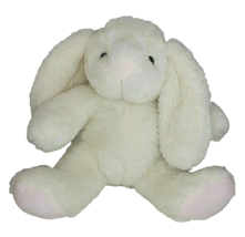 Kellytoy Easter Bunny Baby Toy Crinkle Ear Baby Rattle White Rabbit Plus... - $10.54