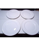 4 Royal Albert Chantilly Platinum Rim Dinner Plates ~~ HTF ~~ 10 1/2&quot; - $1,307.55 MXN