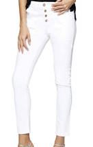 NWT Sanctuary Womens Exposed Peace Straight Pants White Size 25 - £19.56 GBP