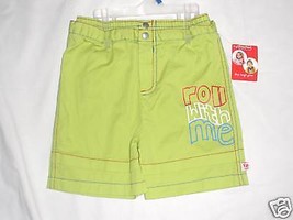 Fisher-Price Toddler  Boys Green Shorts   Size -4T  NWT - $7.24