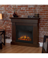 Electric Fireplace Real Flame Crawford Built In Look IR Heater White or Oak - £595.39 GBP