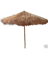 Bamboo Tiki Thatch Umbrella Collapsible 9ft Palapa Patio Deck - £256.54 GBP