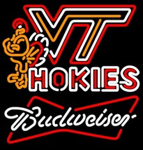 Budweiser Bowtie Virginia Tech Vt Sign - £547.41 GBP