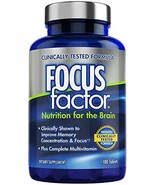 Focus Factor Brain Supplement Multivitamin Improve Memory and Clarity Bo... - $26.46