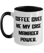 Reusable Case manager Gifts, Coffee Gives Me My Case Manager Power, Holiday Two  - £15.31 GBP