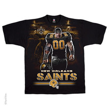 NEW ORLEANS SAINTS New with tags TUNNEL T-Shirt BLACK shirt NFL TEAM APP... - £17.02 GBP+