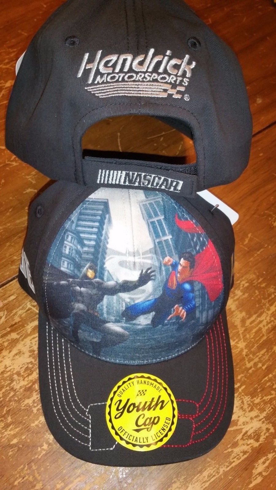 New  DALE EARNHARDT JR BATMAN DAWN of JUSTICE  YOUTH  Kids CAP  HAT LICENSED - $26.99