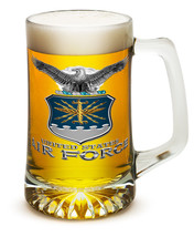 Us Airforce Tribute  25 Oz  Large Tankard Beer Glass - £21.34 GBP+