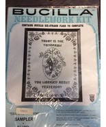 Bucilla TODAY IS THE TOMORROW Stamped Cross Stitch Kit Belgian Linen Flo... - £19.92 GBP
