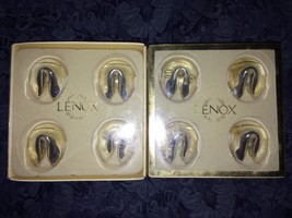Lenox Silver Plated Fortune Cookie Place Card Holders with Cards 2 Sets of 4  - £23.65 GBP