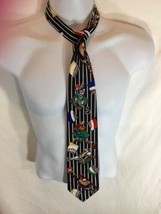 Mens Tie Taz Looney Tunes Baseball 100% Polyester - £7.12 GBP