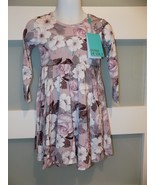 Posh Peanut Nikki LS Floral Print Twirl Dress Size 2T Girl&#39;s NEW - $121.19 CAD