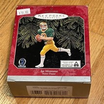 Hallmark Keepsake Christmas Ornament Joe Montana Notre Dame 1998 49ers Vintage - £8.47 GBP