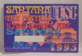 CARLOS SANTANA / THE METERS - VINTAGE ORIGINAL CLOTH CONCERT TOUR BACKST... - $12.00