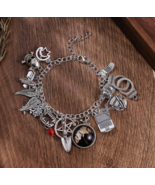 SUPERNATURAL Charm Bracelet ☆ Sam, Dean, Castiel Pendants ♡ TV Show Jewe... - €12,70 EUR
