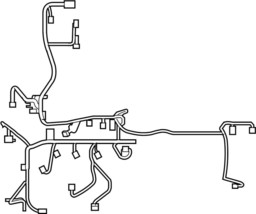 2017 2018 NISSAN ROGUE 2.5LCVT ENGINE WIRING HARNESS 24011-6FL1A OEM - £462.70 GBP