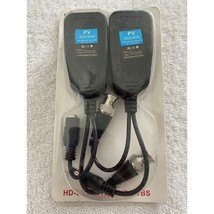 HD-CVI/TVI/AHD Passive Video Balun with Power Connector - One Box - $17.56 CAD