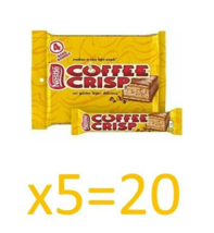 20 Coffee Crisp Chocolate Bars Full Size 50g - £20.56 GBP