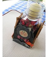  CW1100-Cat Wrap   Comes with Clear Quart Jar, Candle Holder and Potpourri  - £6.25 GBP