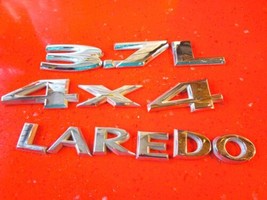2005-2010 Jeep Grand Cherokee Laredo Rear Lid Emblem Badge Symbol Logo Oem Set - £14.34 GBP