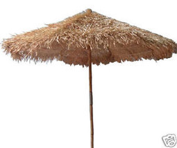 Bamboo Tiki Thatch Bamboo Palapa Patio Deck Umbrella 7ft  - £211.52 GBP