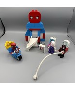 LEGO DUPLO~SPIDER-MAN HEADQUARTERS SET #10940 Missing 2 Bricks Gwen Miles Morale - $29.60