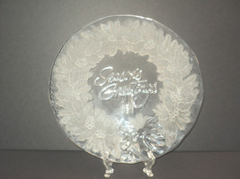 Home Interiors Plate Season&#39;s Greetings #8838 NEW Etched Holly Vintage - £15.86 GBP