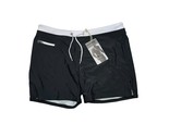 NWT Taddlee Men’s Square Cut Swim Boxer Trunks Size US XL in Black-White - $19.76