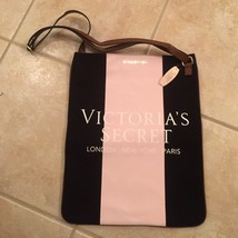 New Victoria Secret Pink Black Stripe Crossbody Handbag Purse - £31.96 GBP