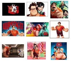9 Wreck it Ralph Stickers, Birthday Party Favors, Decals, Rewards, Label... - £9.58 GBP