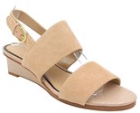 Judith Ripka Women Wedge Heel Slingback Sandals Zoe Size US 7M Champagne... - $19.80