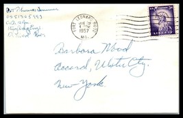 1957 US Cover - Fort Leonard Wood, Missouri to Accord, New York L9 - £2.25 GBP