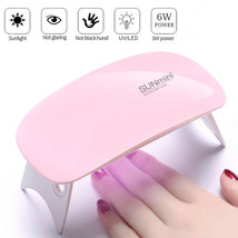 Professional UV GEL Nail Lamp LED Light 6w Dryer Polish Cure Time Portab... - £10.04 GBP