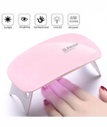 Professional UV GEL Nail Lamp LED Light 6w Dryer Polish Cure Time Portable Gift - $12.99