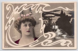 RPPC Stage &amp; Film Actress Gabrielle Robinne Reutlinger Art Nouveau Postc... - $18.95