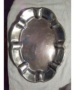 Wilton Large Vintage Serving Platter Tray Scalloped Edge 17&quot; x 13&quot; Heavy... - €76,15 EUR