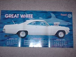 1996 Summit Racing &quot;Great White&quot;  &#39;65 Impala SS 427 2 month Calendar/Poster - £7.47 GBP