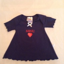 NCAA SHSU dress Size 6 mo Third Streets Sportswear blue girls New - $17.99