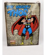 THE MIGHTY THOR Vintage Style Metal Tin Wall Comic Cover SIGN 12.5&quot; x 16&quot; - £12.61 GBP