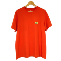 Star Wars Short Sleeved T-Shirt Uniqlo Mens size XL Orange Graphic Tee Shirt - £15.45 GBP