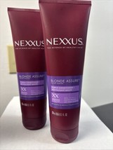 Nexxus Blonde Assure Color Toning Purple Shampoo &amp; Conditioner Duo Set 8... - £18.50 GBP