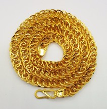 22KT Yellow Gold Handmade Jewelry Chain Necklace Flexible India Made Chain - £2,880.55 GBP