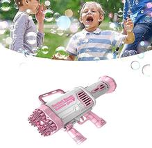 Children&#39;s Bazooka Bubble Gun Bubble Machine For Rocketbook Pink - £46.41 GBP